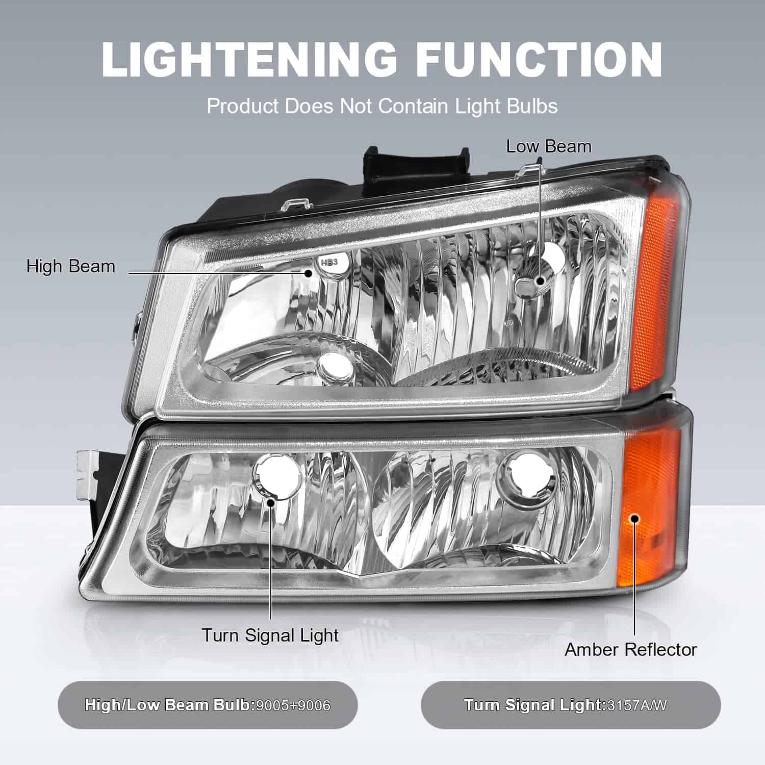 Juego de Faros para Chevrolet Silverado 1500 2500 3500 - Imagen 3