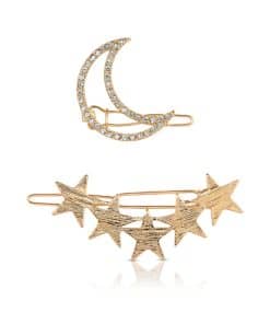 Broches para el Cabello Ettika para Mujeres. Chapado en