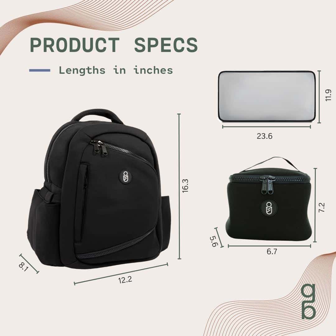 Bolsa de pañales y bomba de mama para bebé Gear-Baby - Imagen 5