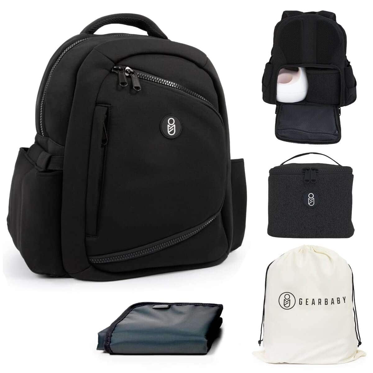 Bolsa de pañales y bomba de mama para bebé Gear-Baby