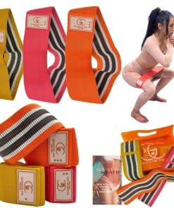 Bandas de resistencia de tela para entrenar - Conjunto de