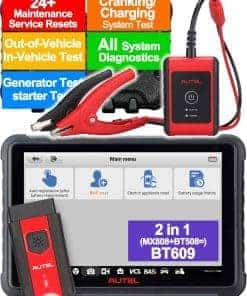 Autel Probador de Batería, Lector de Códigos, MaxiBAS BT609