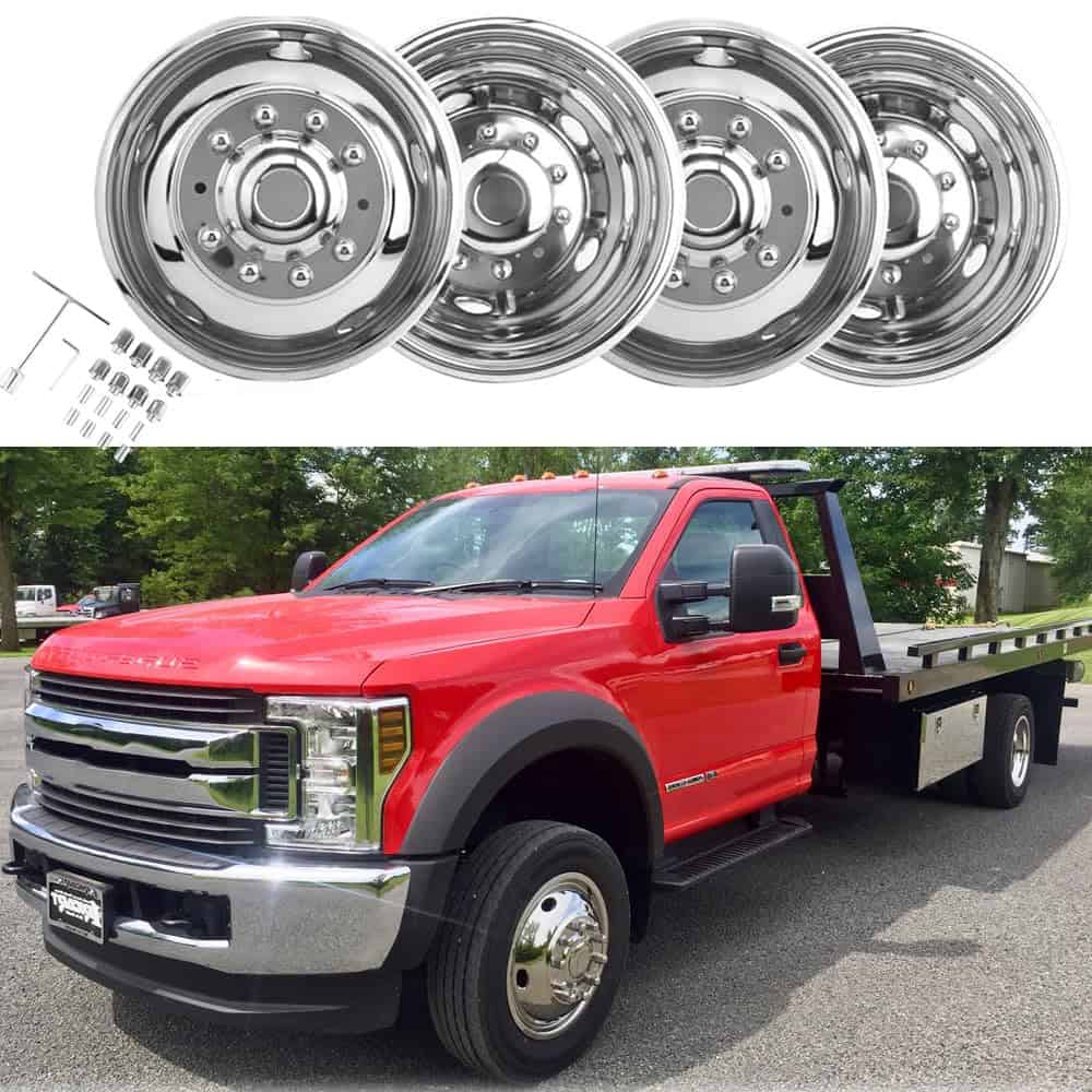 Simuladores de rueda doble de acero inoxidable pulido