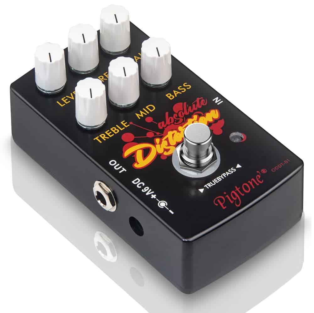 Pedal de Efecto para Guitarra Overdrive Distorsión pigtone