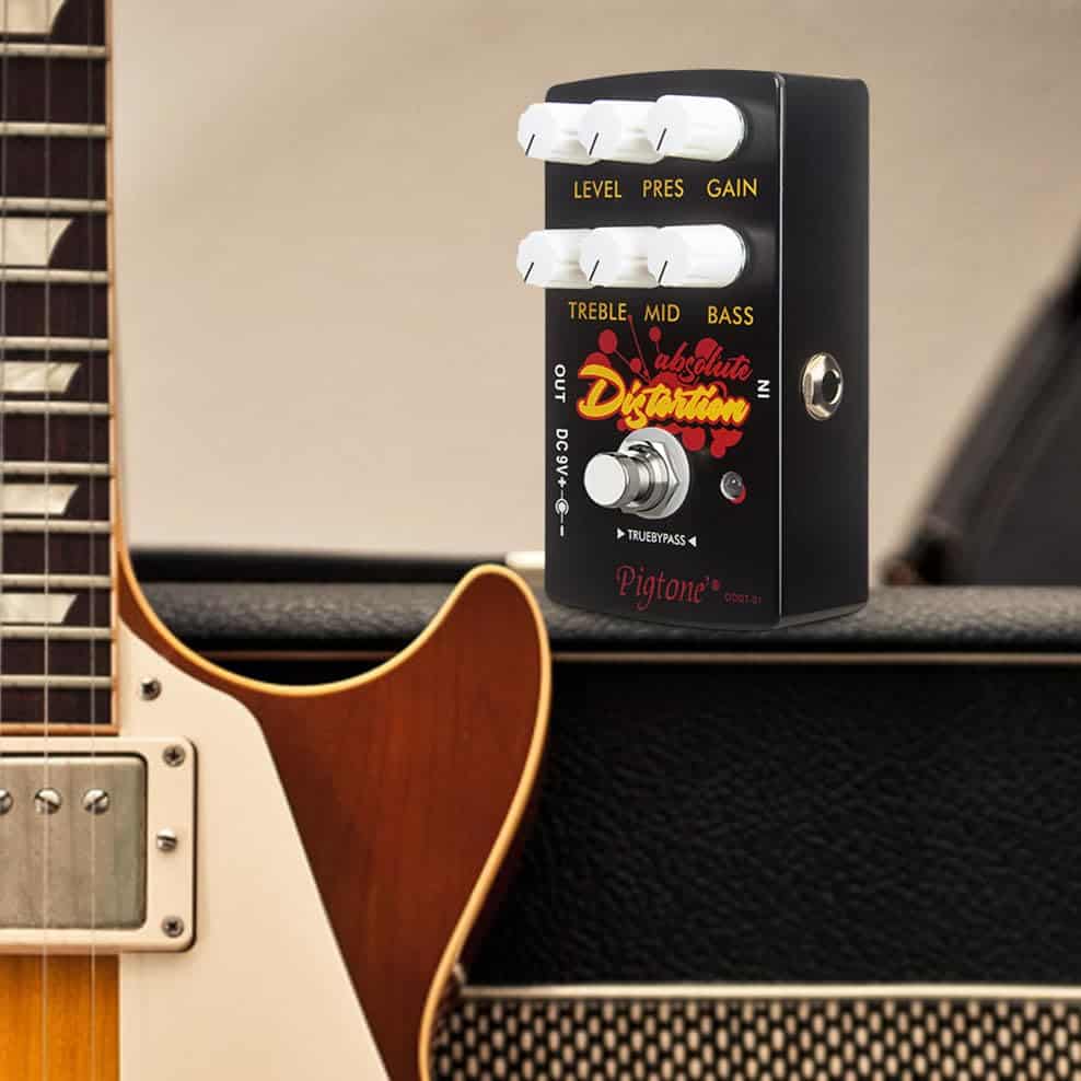 Pedal de Efecto para Guitarra Overdrive Distorsión pigtone - Imagen 6
