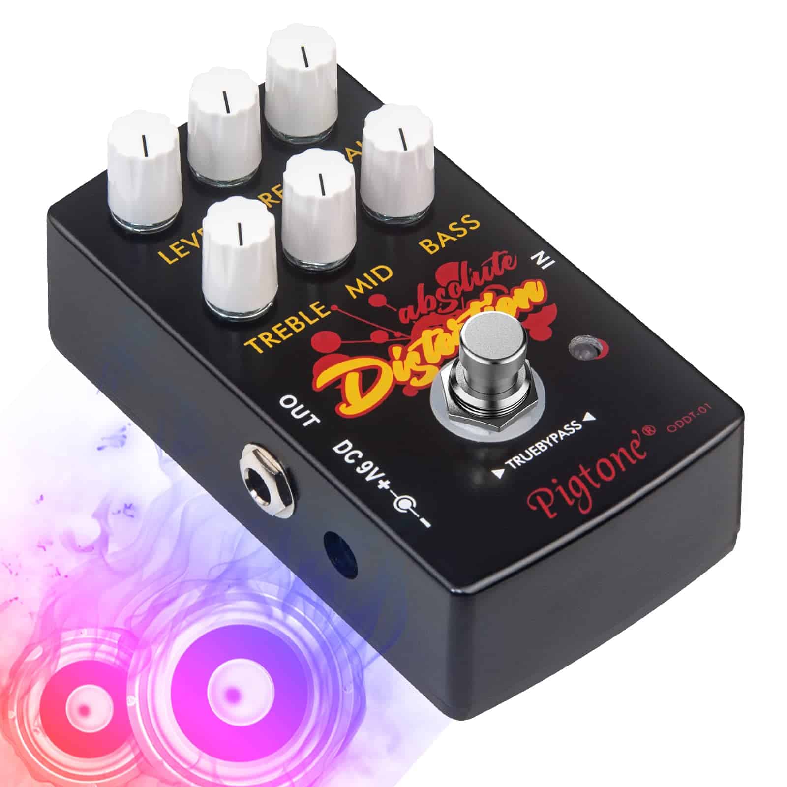 Pedal de Efecto para Guitarra Overdrive Distorsión pigtone - Imagen 7