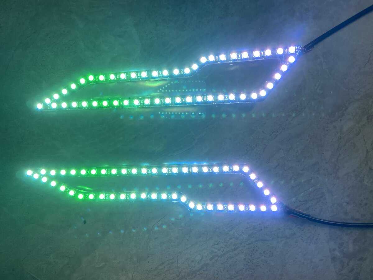 2PCS Anillos de Halo de Luces LED RGB de Dream Color - Imagen 6