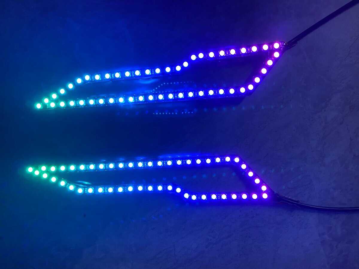 2PCS Anillos de Halo de Luces LED RGB de Dream Color - Imagen 3