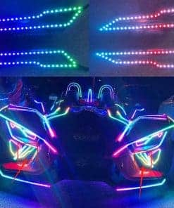 2PCS Anillos de Halo de Luces LED RGB de Dream Color