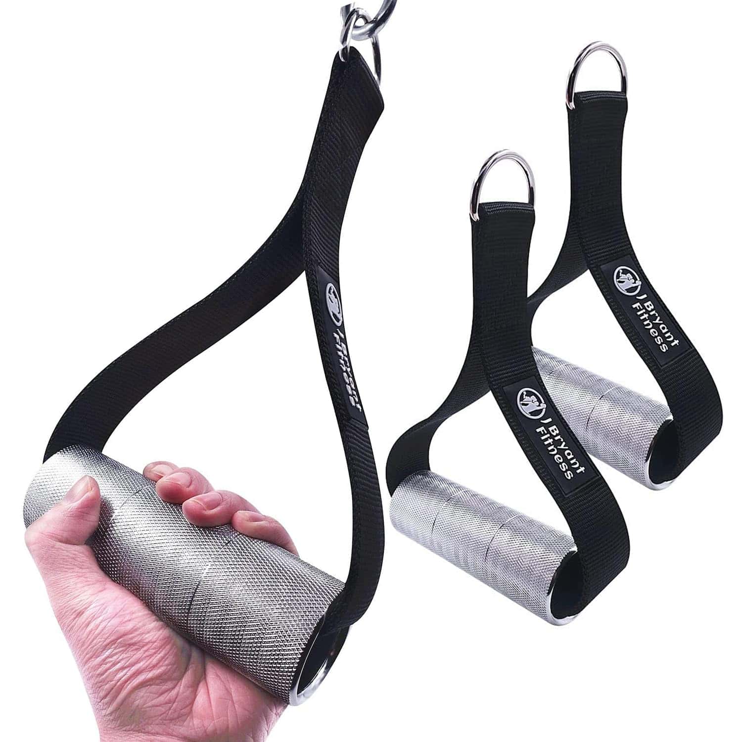 J Bryant Thick Gym Handles 2" Strong Grips Non Slip High