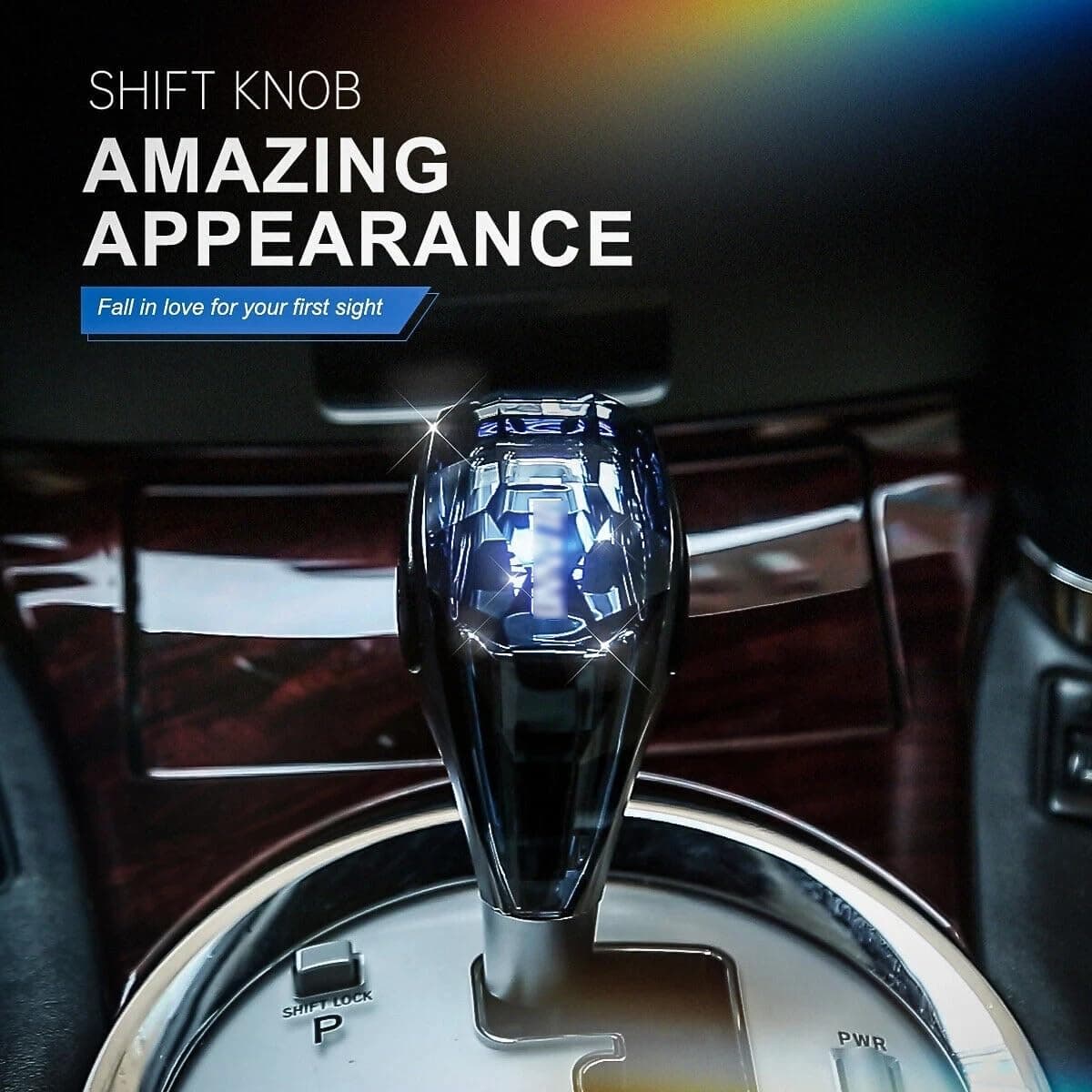 Perilla de cambio de marchas de coche Pltyfse Serie Crystal - Imagen 4