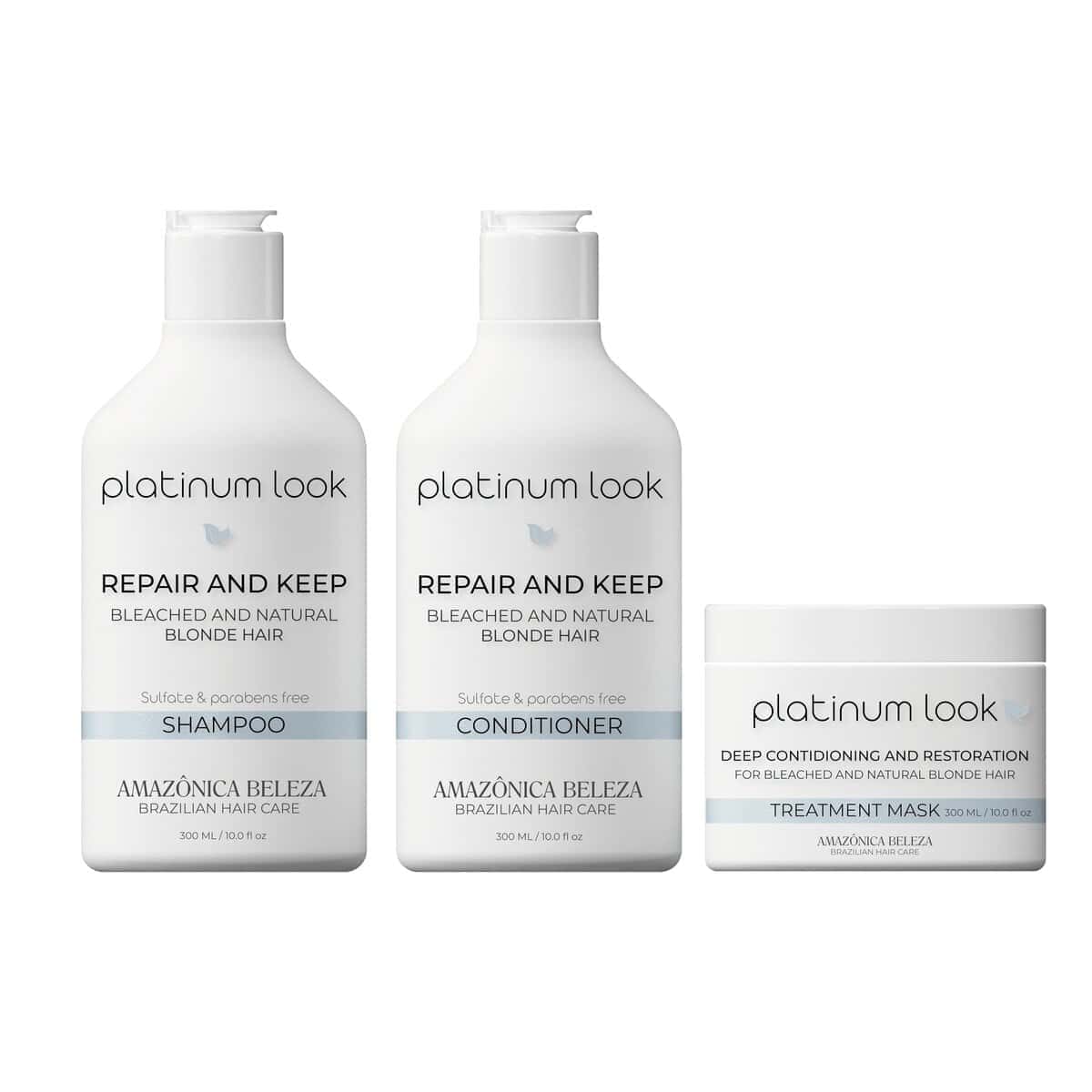 Kit de Shampoo, Acondicionador y Mascarilla Capilar