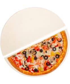 Piedra de Hornear en Forma de Media Luna para Pizza para
