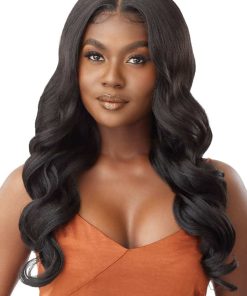 Outre - Peluca de Cierre de Encaje 5x5 - -NEGRO 1B