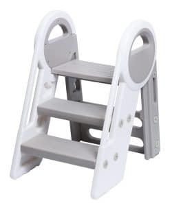 Escalera de 3 peldaños plegable para niños Taburete de 3