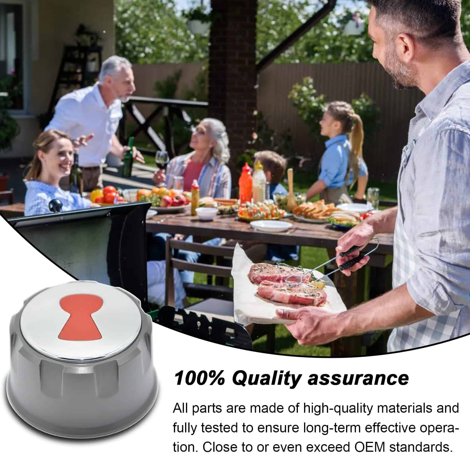 Perillas de Control de Parrilla DEEKOOL 69892, Reemplazo de - Imagen 6