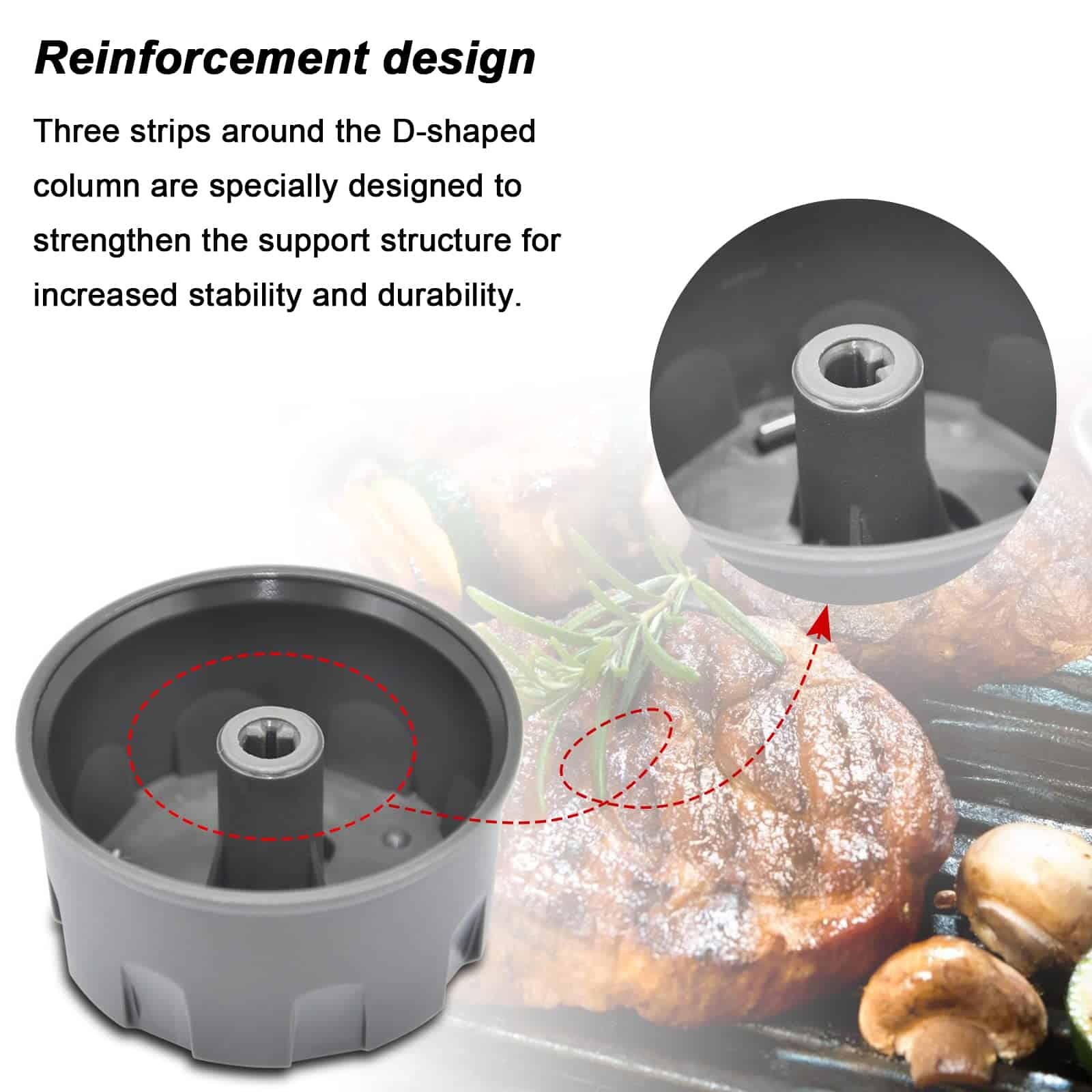 Perillas de Control de Parrilla DEEKOOL 69892, Reemplazo de - Imagen 7