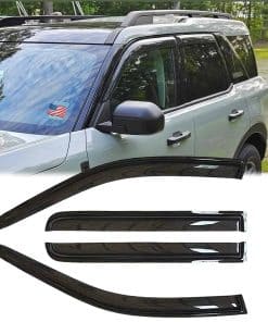 Deflectores de Viento para Ventana Lateral a -Dark Smoke