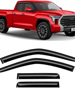 Voron Glass Deflectores de Lluvia Extra -Negro