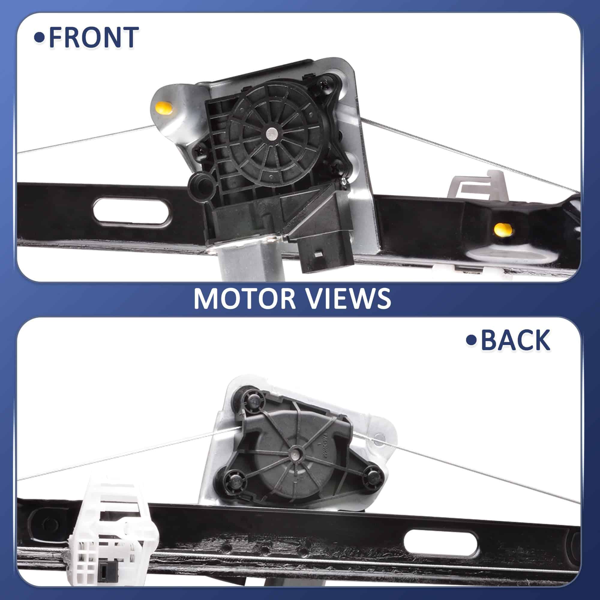 Regulador de ventanilla eléctrica trasera izquierda del - Imagen 4
