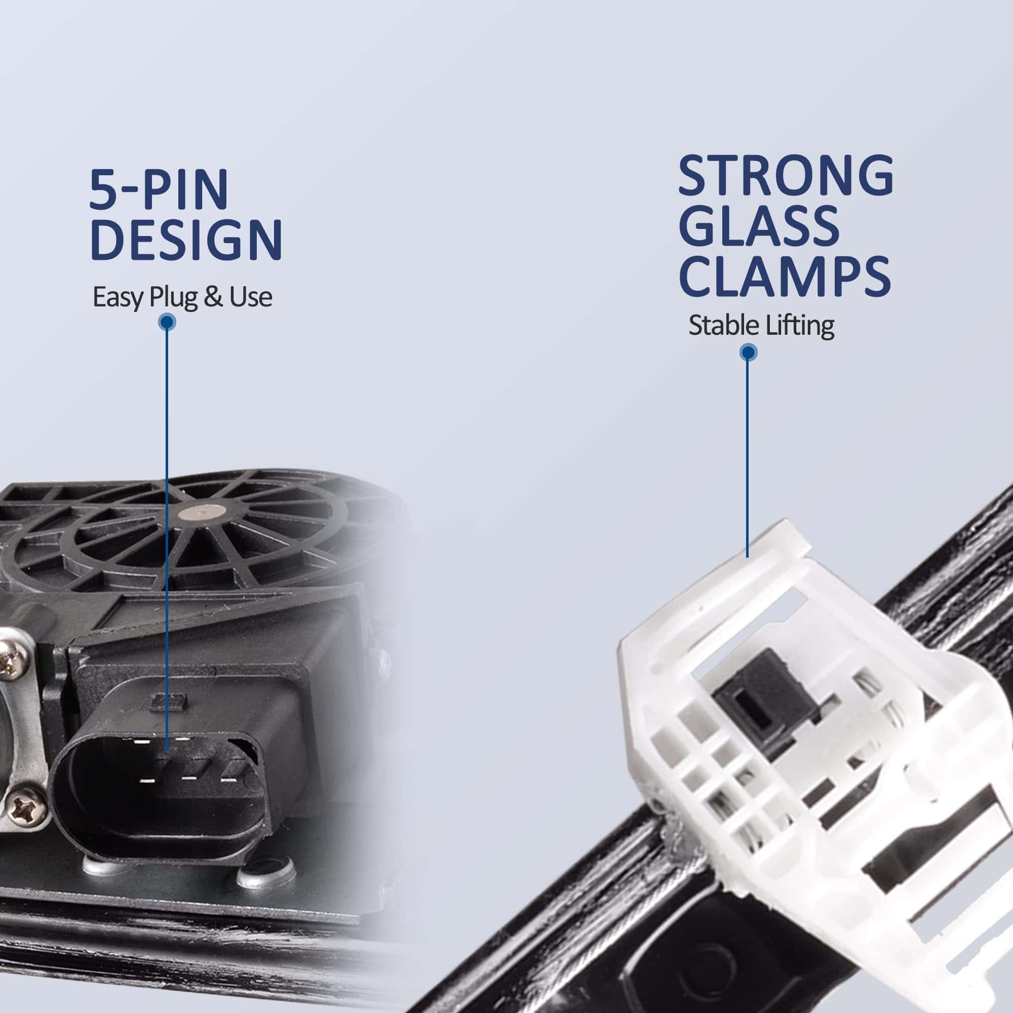 Regulador de ventanilla eléctrica trasera izquierda del - Imagen 6