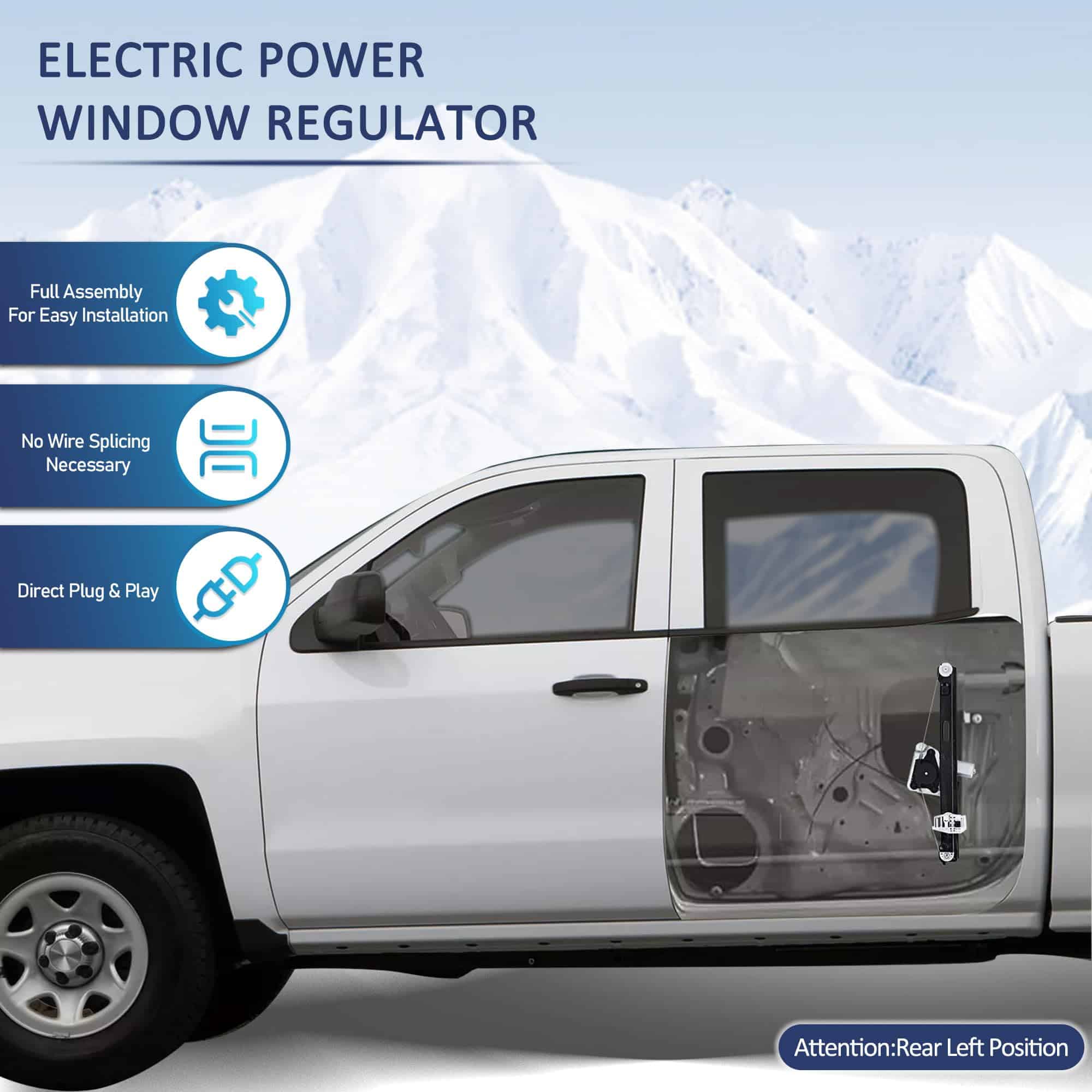 Regulador de ventanilla eléctrica trasera izquierda del - Imagen 8