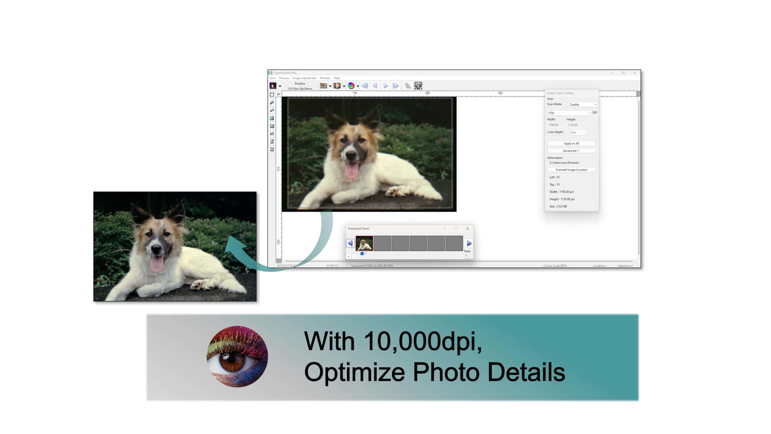 Escáner de Diapositivas 35mm Pacific Image PowerSlide X - Imagen 8