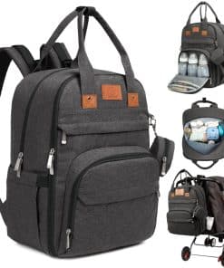 Mochila para pañales KeaBabies, Bolsa de pañales para bebé