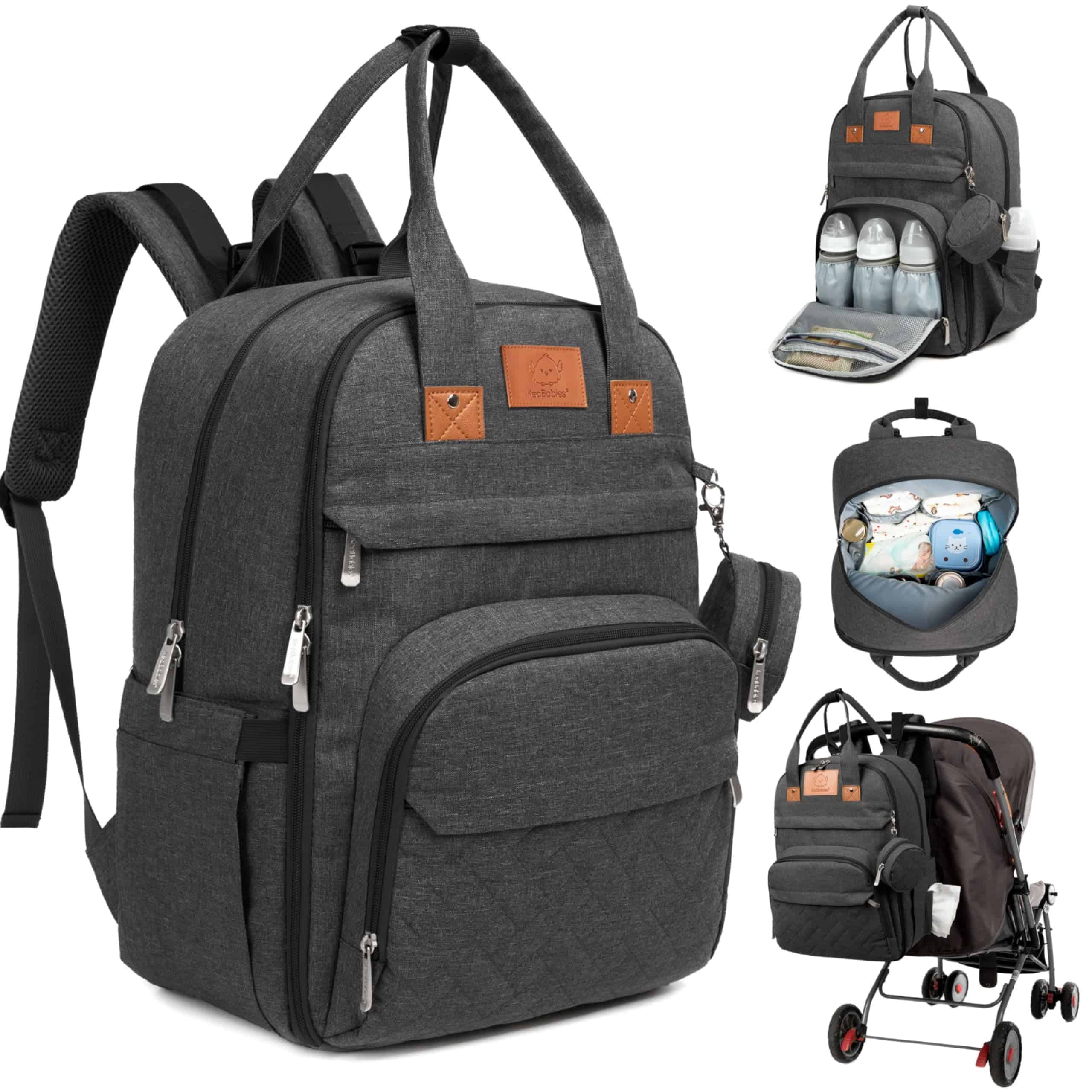 Mochila para pañales KeaBabies, Bolsa de pañales para bebé