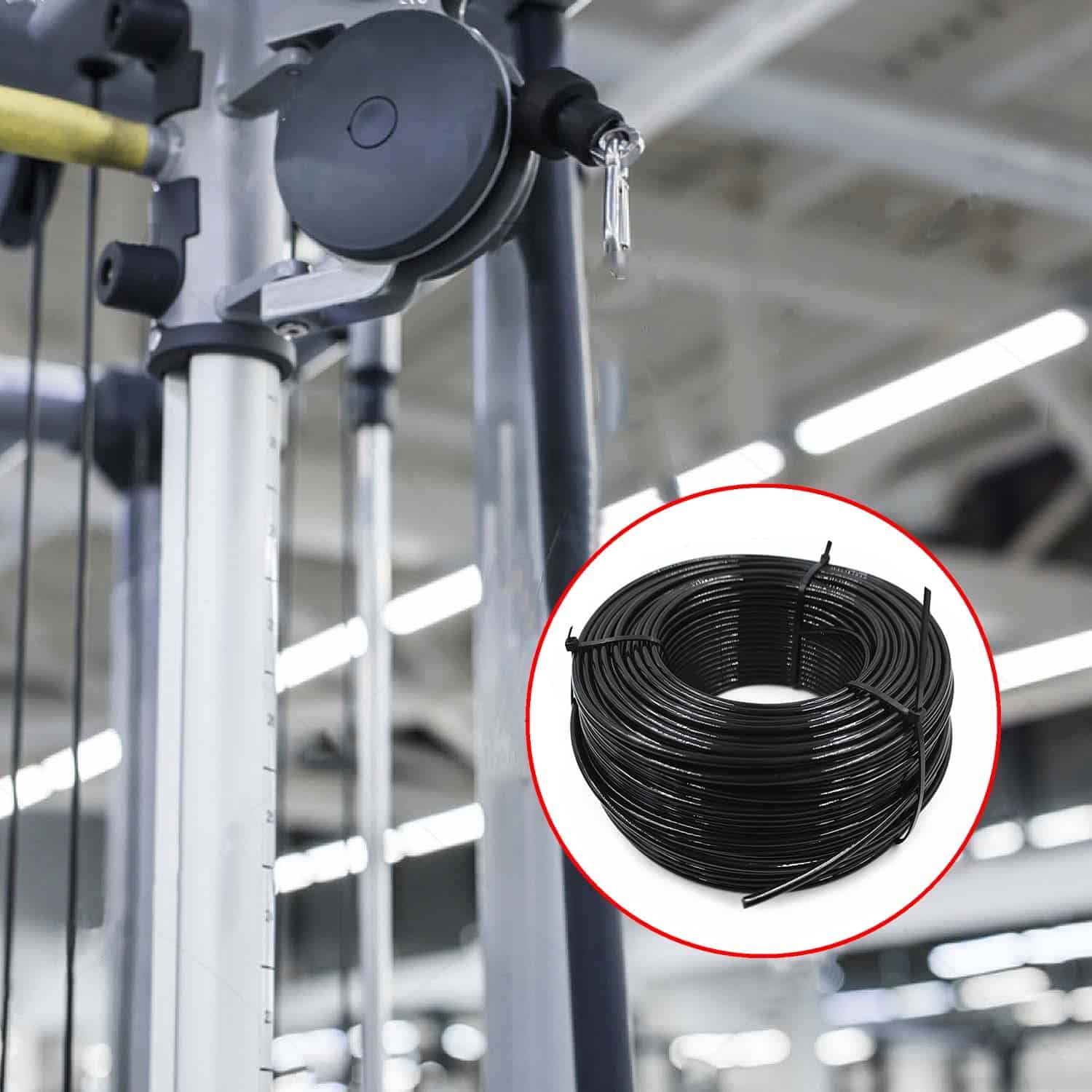 Cable de Repuesto para Gimnasio J Bryant 164 Ft Cable de - Imagen 4