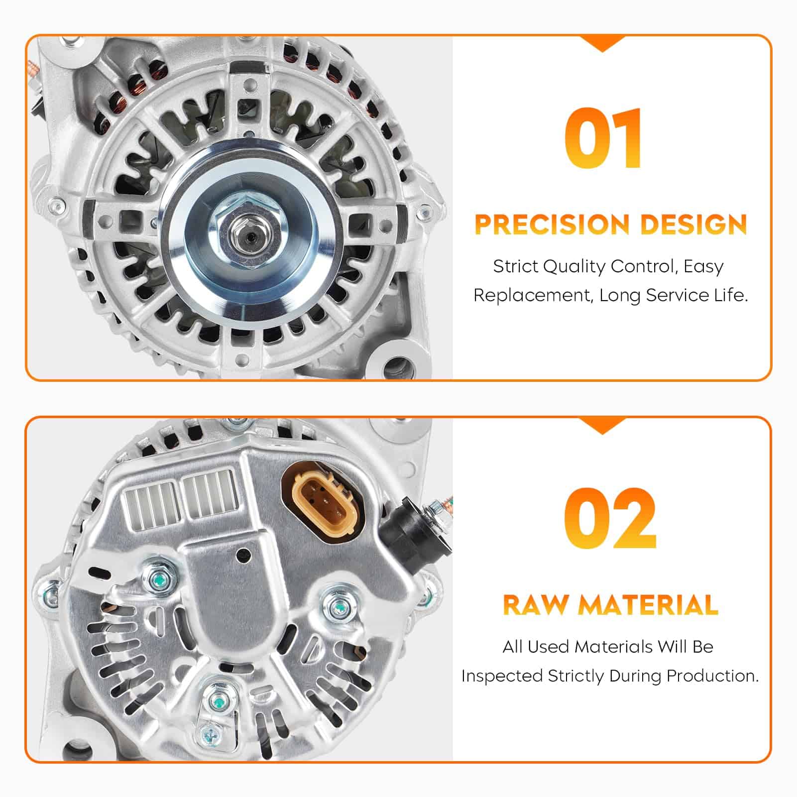 Alternador para Toyota 4Runner 2.7L 2000, Tacoma 2.4L 2.7L - Imagen 5