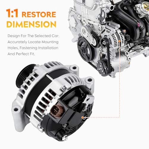 Alternador para Acura Tsx 2004-2008, Honda Accord 2.4L - Imagen 4