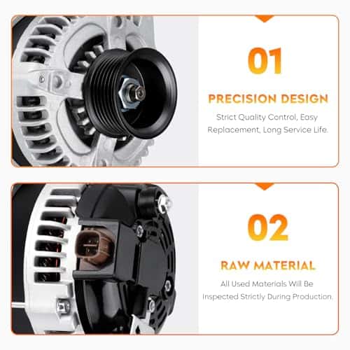 Alternador para Acura Tsx 2004-2008, Honda Accord 2.4L - Imagen 5