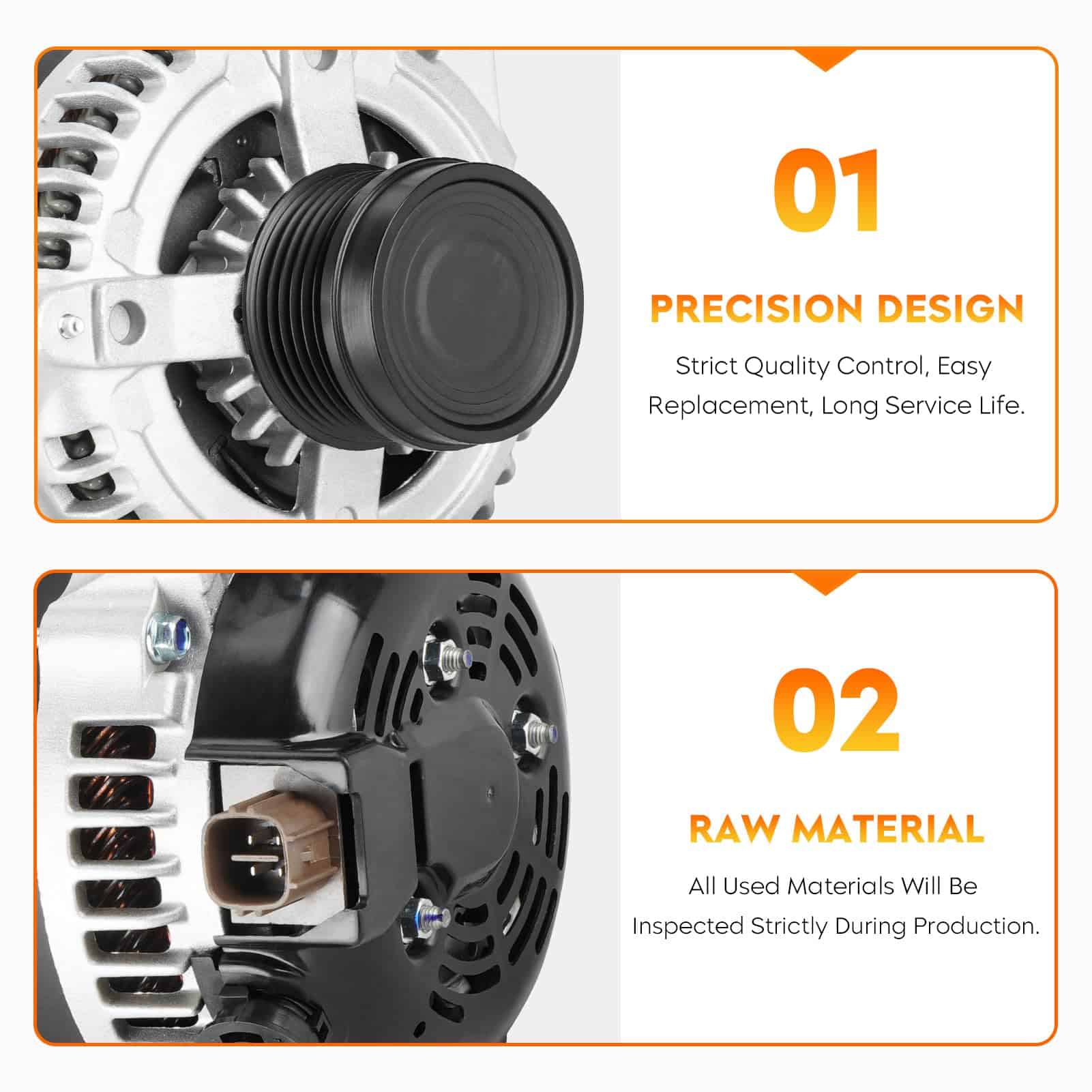 Alternador para Toyota Corolla & Matrix L4 1.8L 2011 2012 - Imagen 5