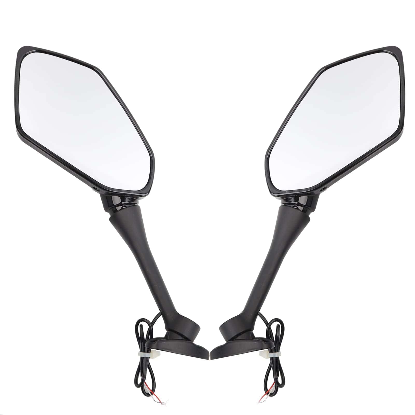 Espejos retrovisores LED para motocicleta Mokuo con flecha - Imagen 7