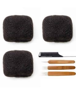 FAMILOCS Dreadlock Afro Kinky Bulk 100% Cabello Humano para