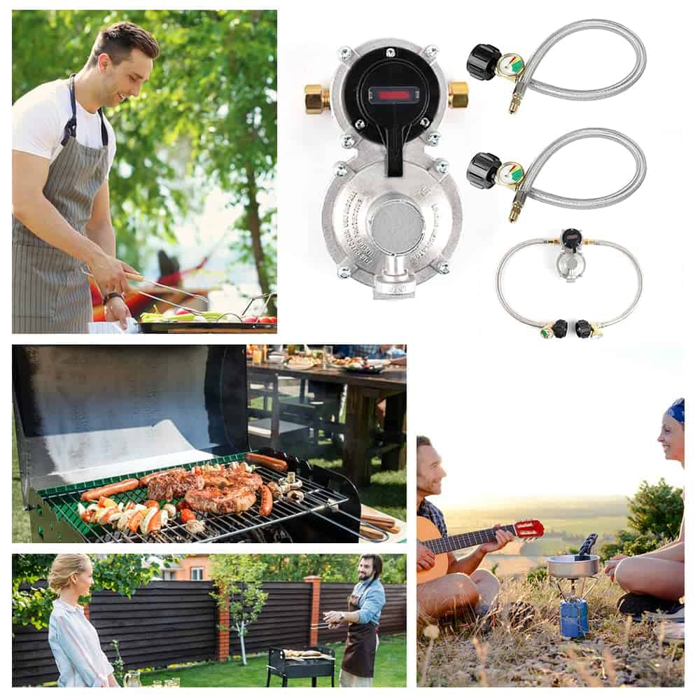 Regulador de propano para RV de 2 tanques con cambio - Imagen 8