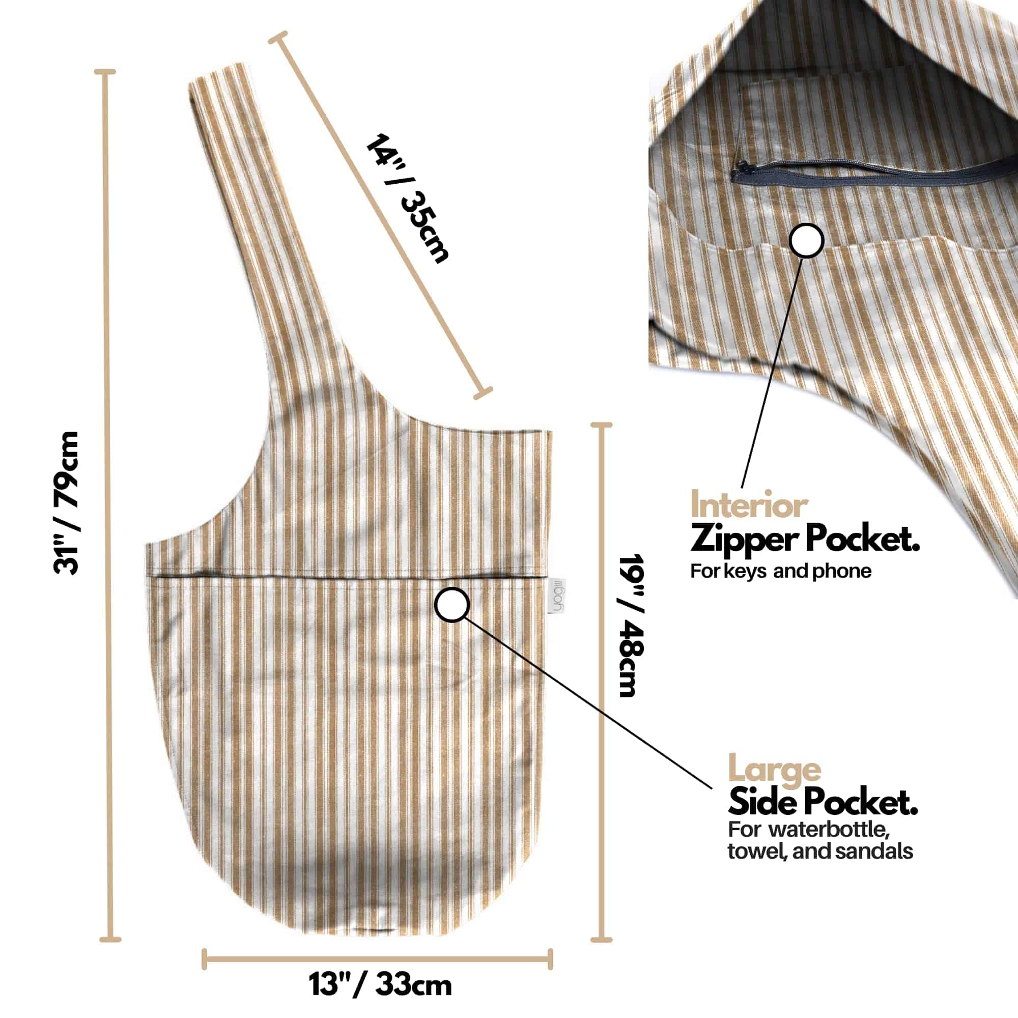 Bolso de yoga Yogiii | El bolso original YogiiiTote para - Imagen 6