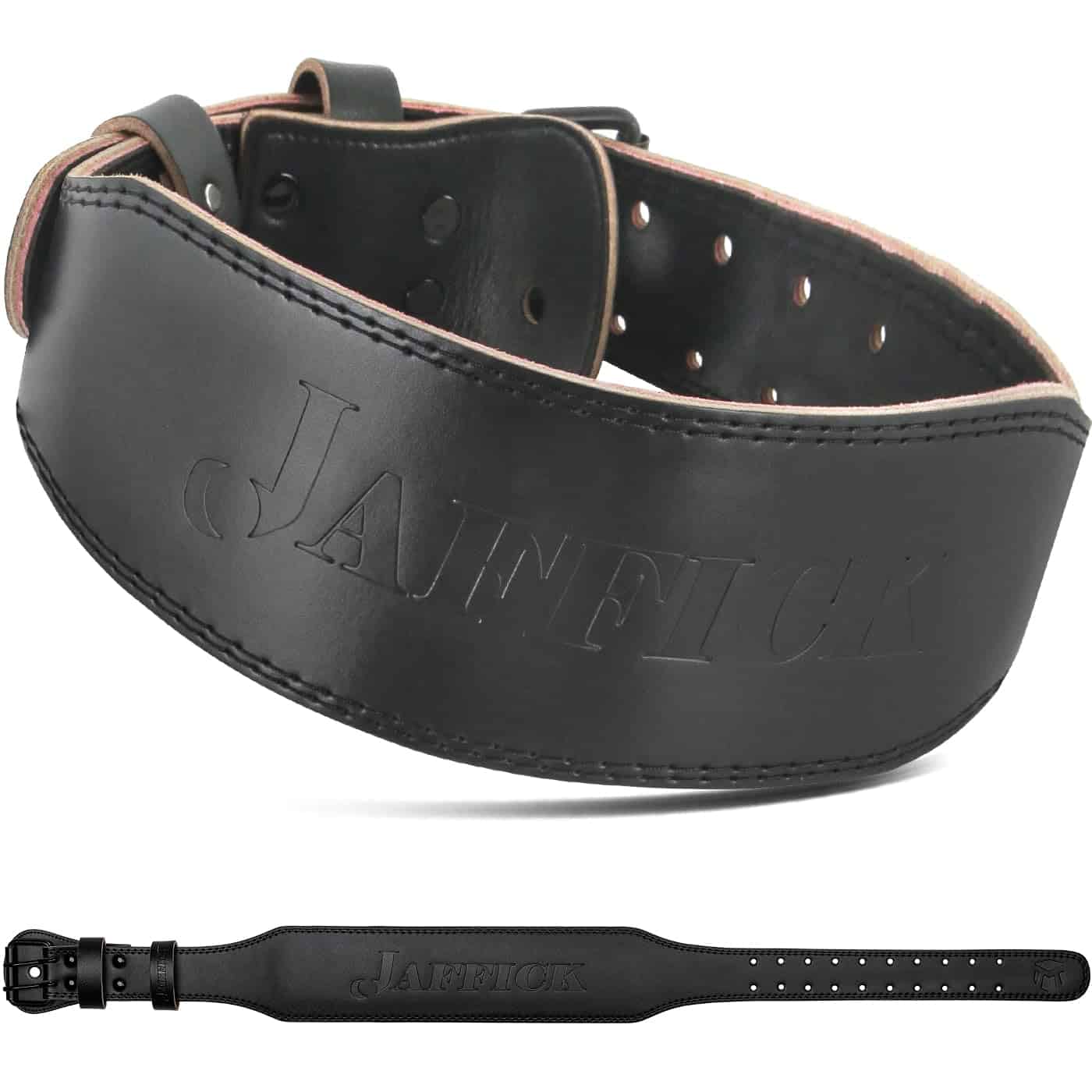 Cinturón de levantamiento de pesas Jaffick de 7MM de cuero