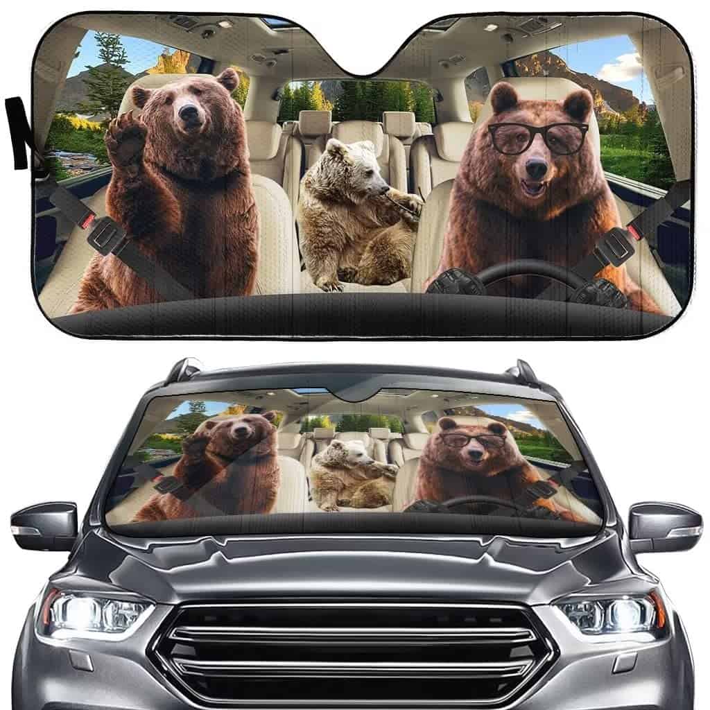 Parasol de Oso para Automóviles Parabrisas Delantero