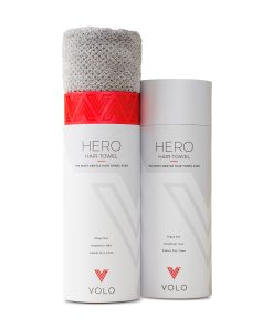 Toalla para el cabello VOLO Hero Luna Gris - Ultra Suave,