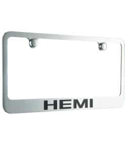 Marco de Placa de Licencia HEMI Cromado, Licencia Oficial.