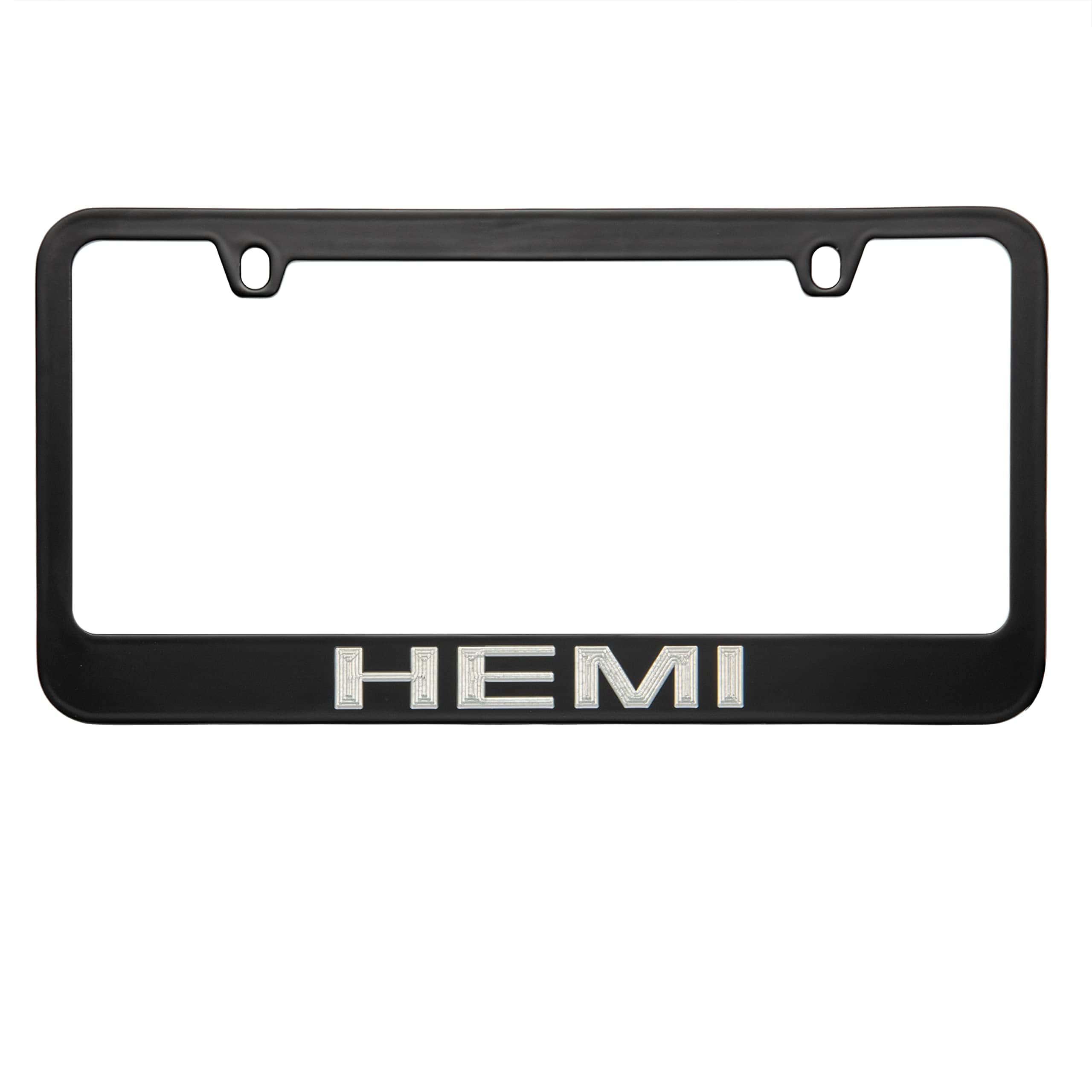 Marco de Placa de Licencia HEMI Negro, Licencia Oficial. - Imagen 3
