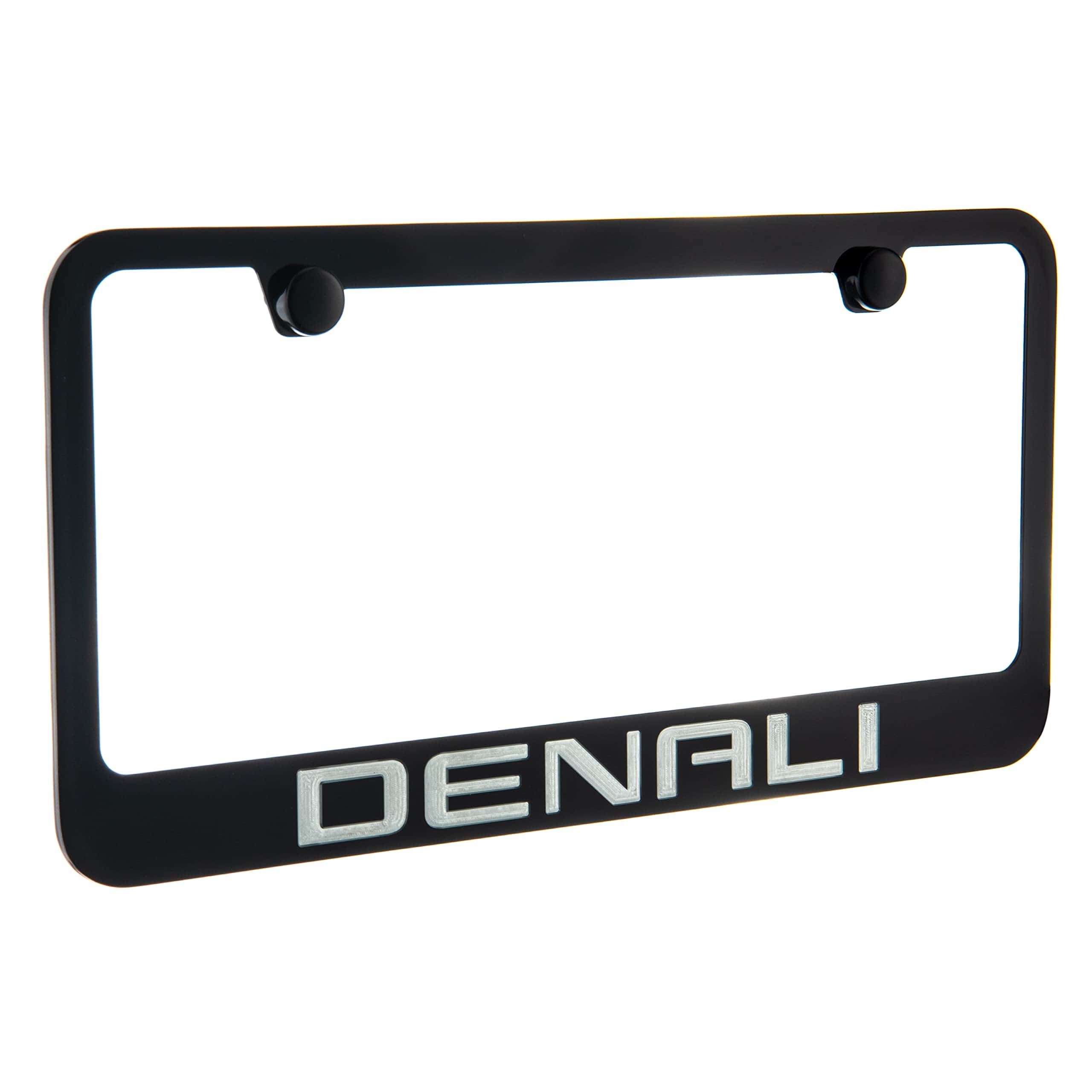 Marco de Placa de Identificación GMC Denali Negra