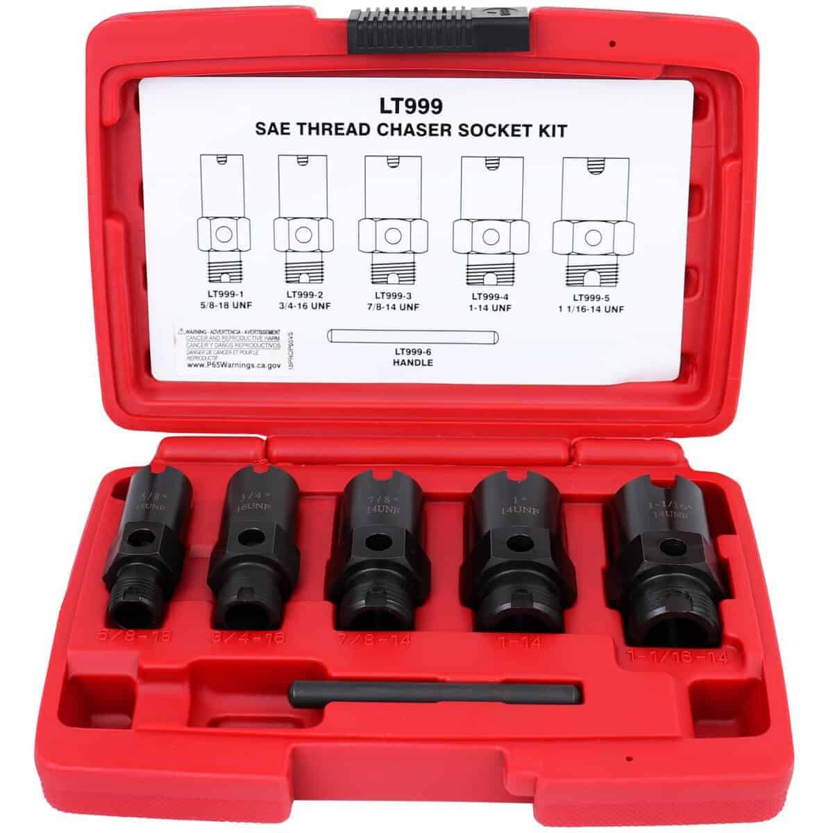 Kit de Llave de Roscado SAE LTI Tools (LT999) - Imagen 8