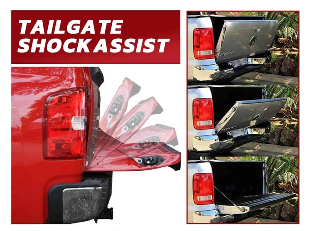 Amortiguadores de portón trasero Kedoukj para Nissan NP300 - Imagen 5