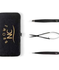 Set de Pinzas y tijeras NC Brows para remover vello (3)