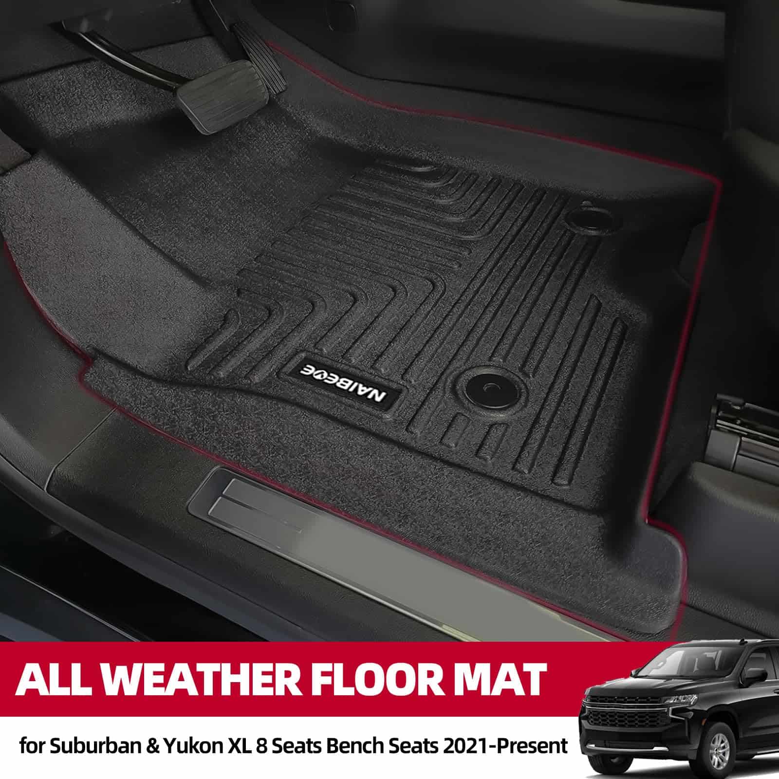 Tapetes para Piso Naibeve para Chevrolet Suburban/GMC Yukon - Imagen 3