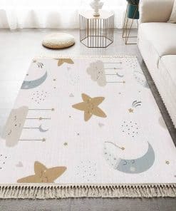 Tapete para habitación de niño estilo boho para sala de