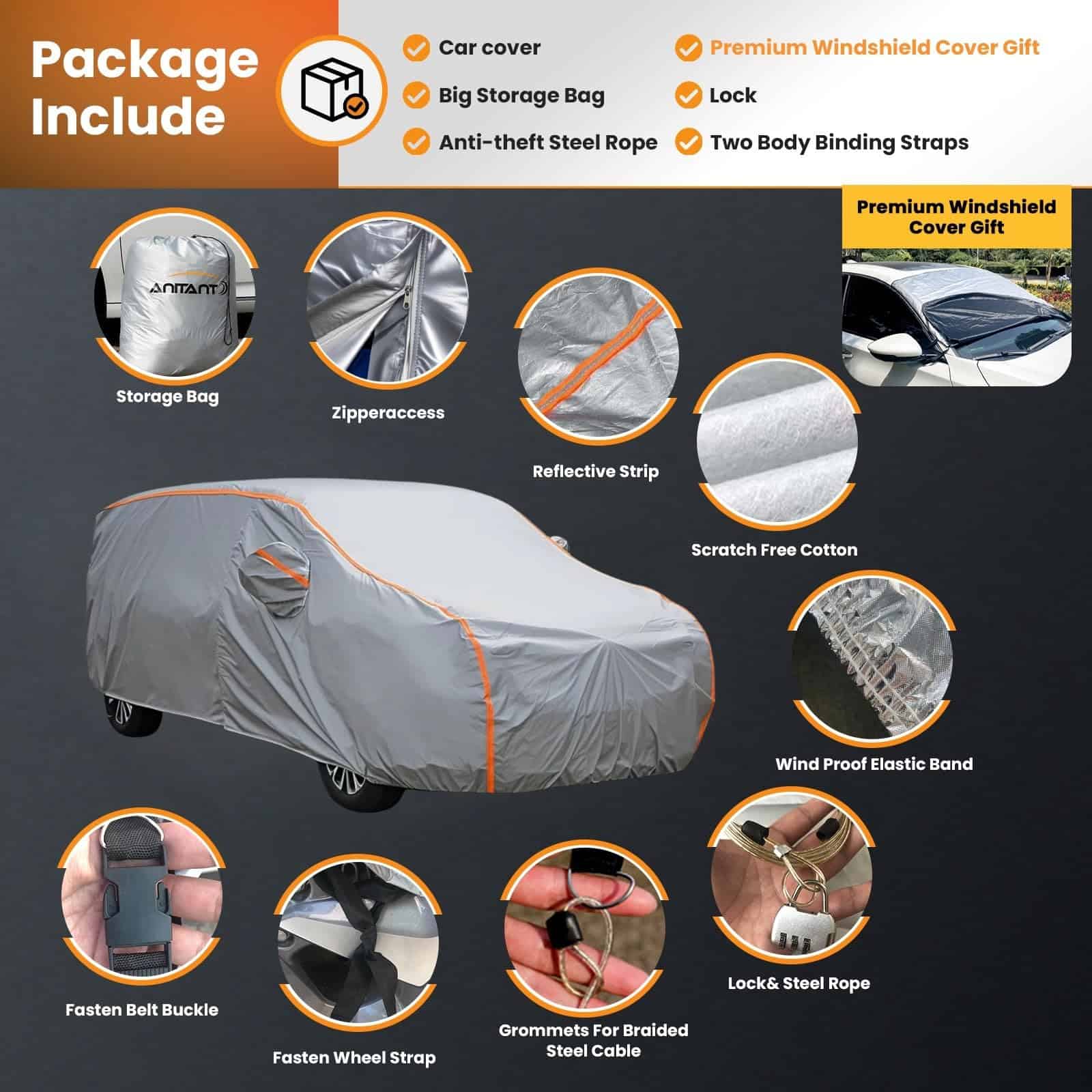 Cubierta de Coche ANITANT Mini Van (Incluye Cubierta de - Imagen 4
